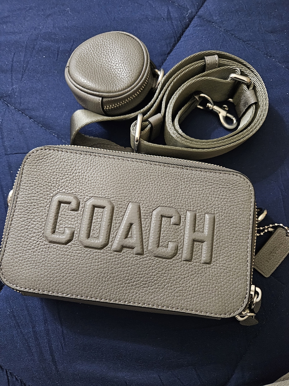 COACH Slim Charter Graphic Logo Crossbody Bag
